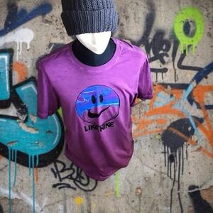 Nike like Nike Purple Cotton T-shirt